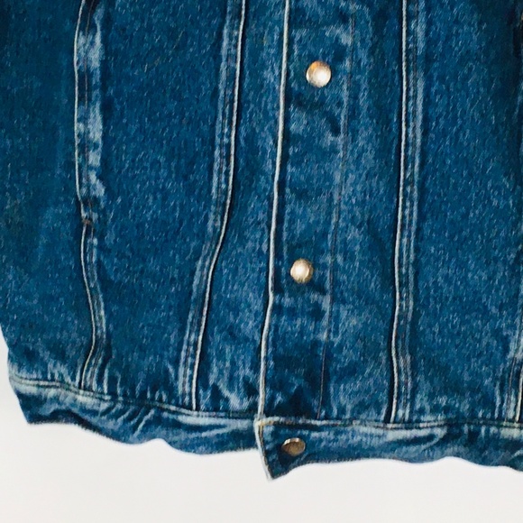 VTG Calvin Klein Men's Denim Jacket-Polka dot S - Picture 2 of 8